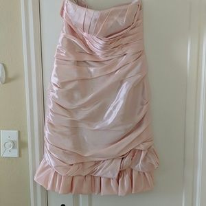 Soft Pink Bridesmaid Dress
